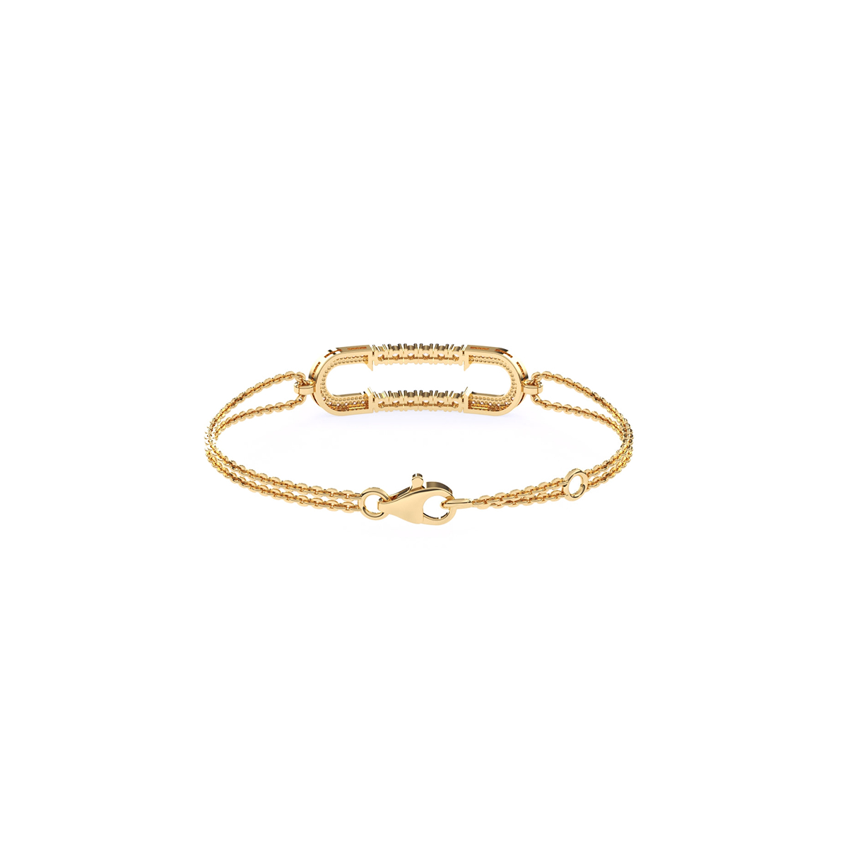 Rose Gold Stylish Charm Adjustable Free Size Designer Bracelet